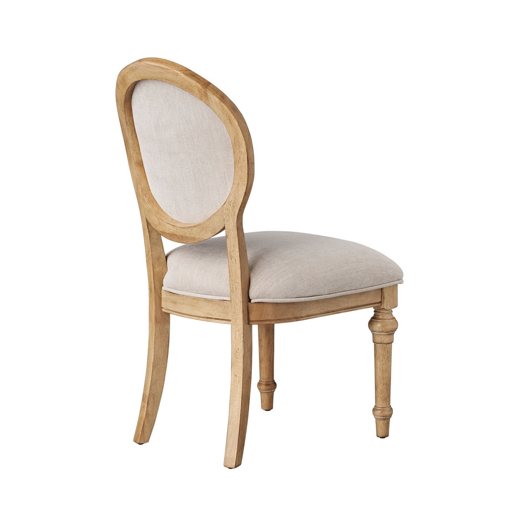 Dining chair set in heirloom wheat view 12
