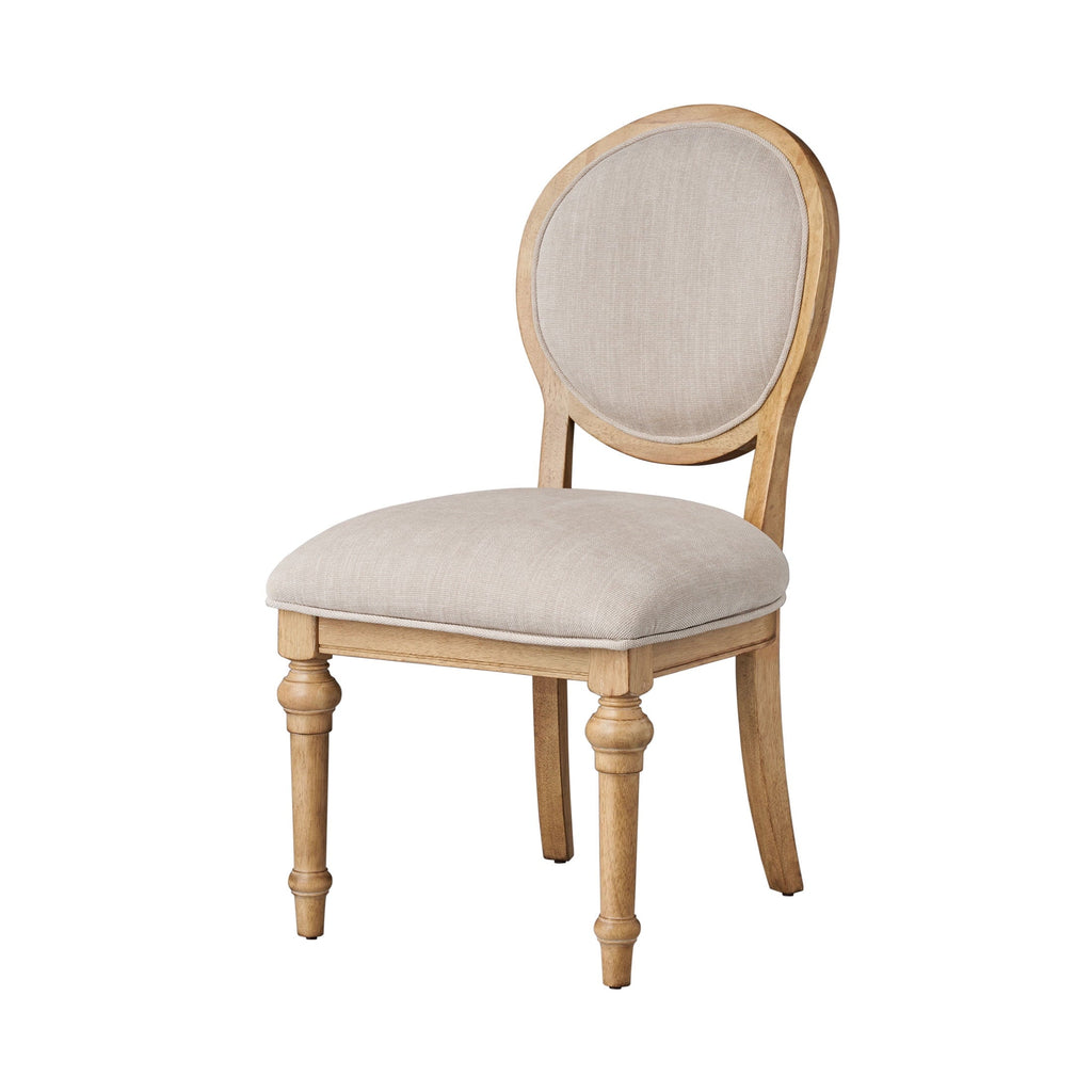 Dining chair set in heirloom wheat view 9