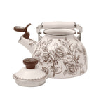 Tea kettle in brown view 9
