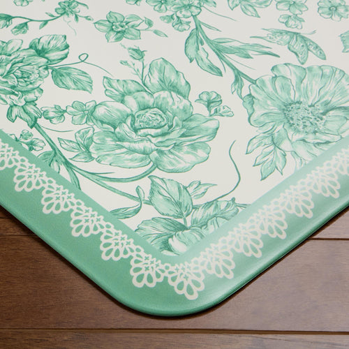 Kitchen mat in green view 2