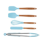 Cooking utensil set in blue view 8