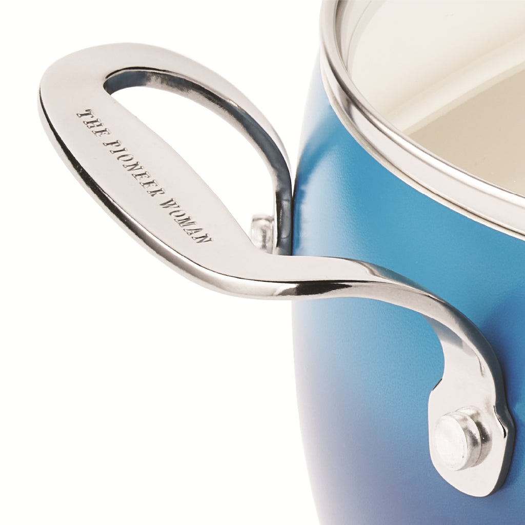 Cookware set in denim blue view 6