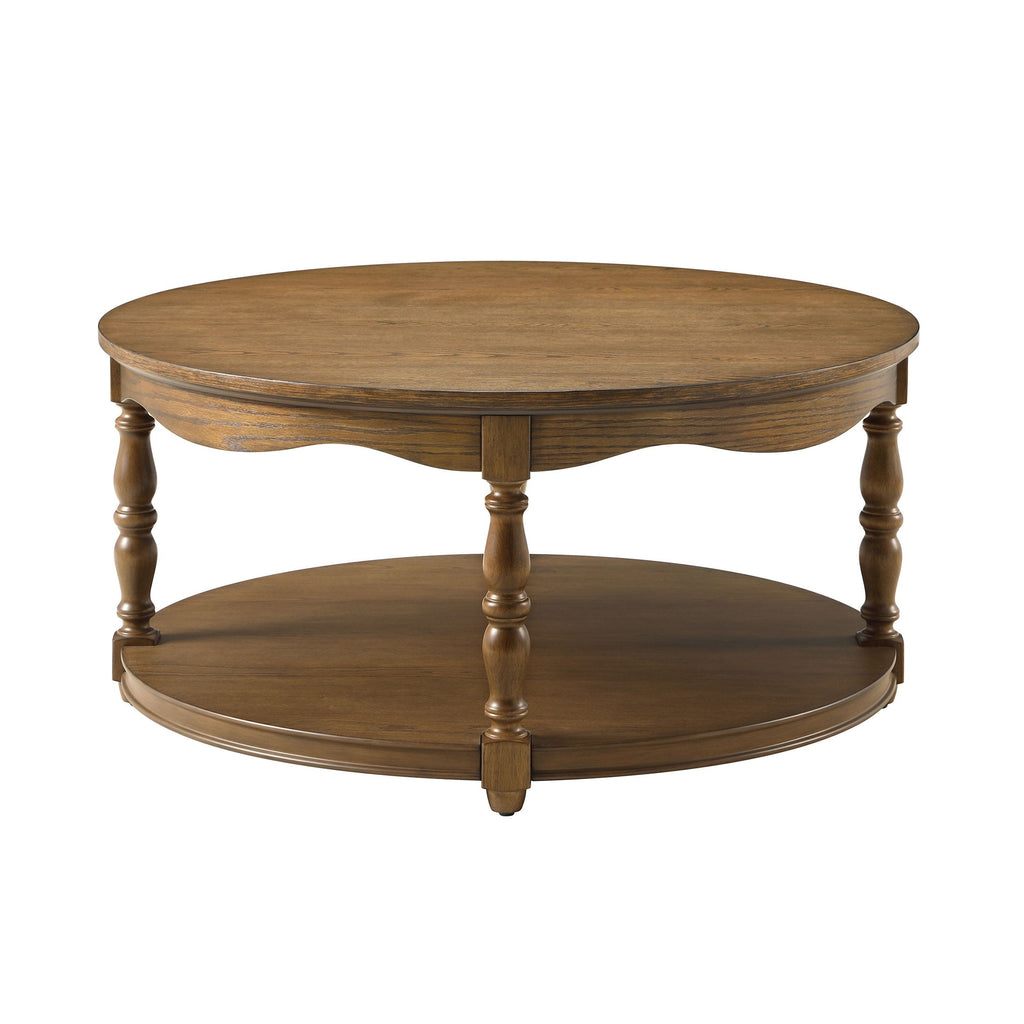 Coffee table in heirloom brown view 8
