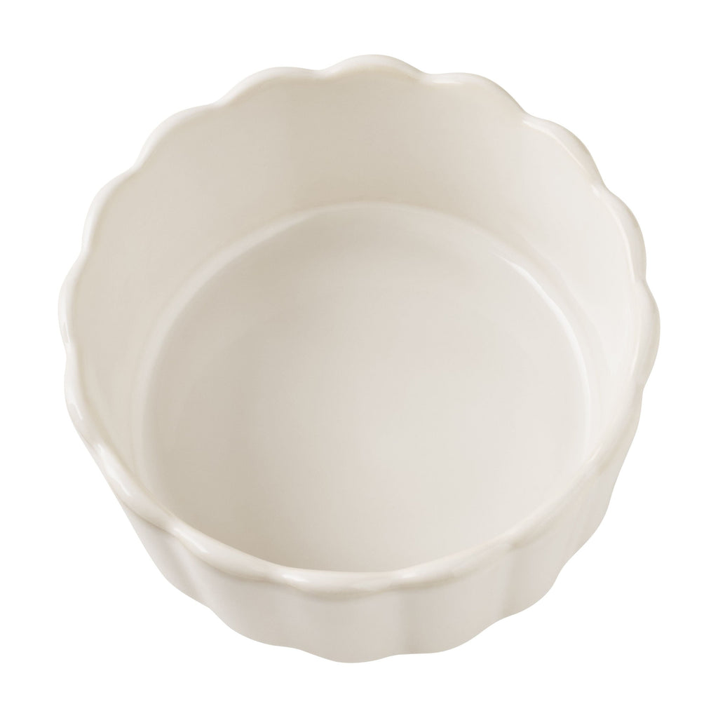 Serving tray set in cream view 4