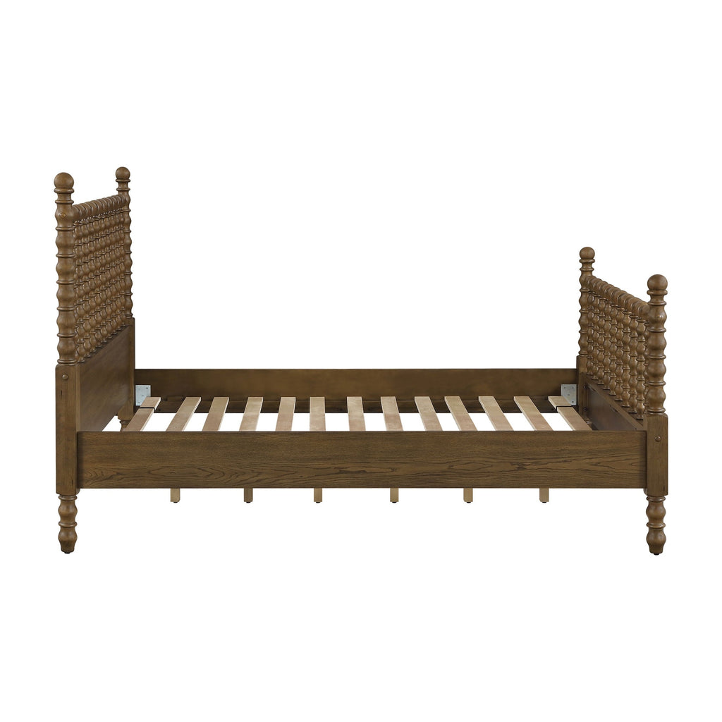 Spindle bed in homestead brown view 10