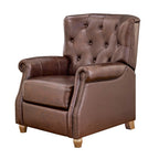 Recliner in whiskey brown view 12