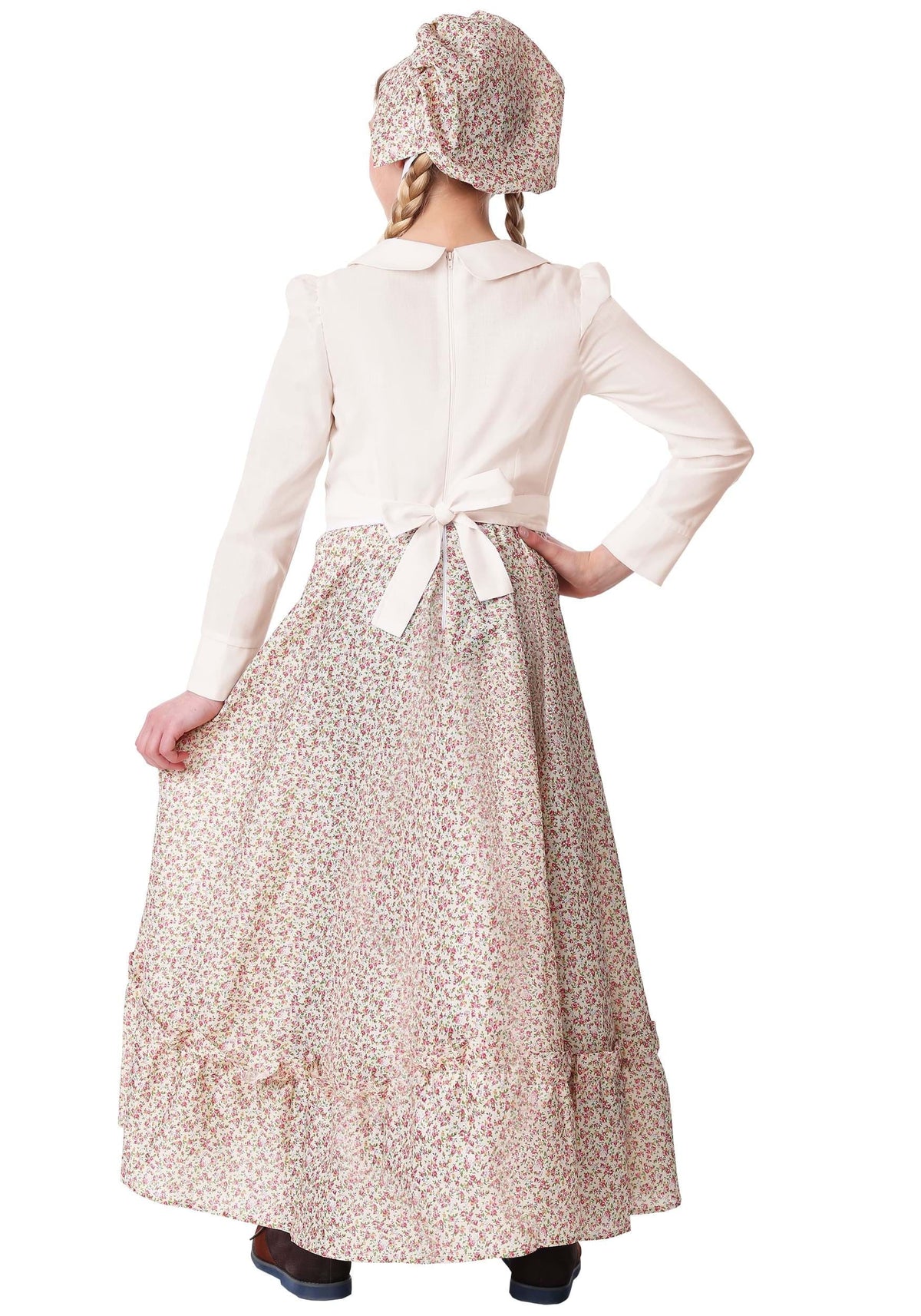 Girls prairie costume view 5