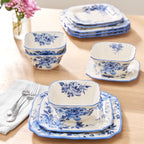 Dinnerware set in blue view 2