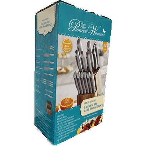Knife block set in gray view 5