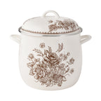 Stock pot in brown view 14
