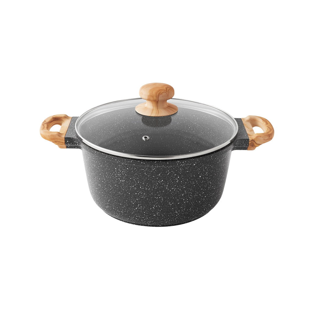 Cookware set in charcoal speckle view 7