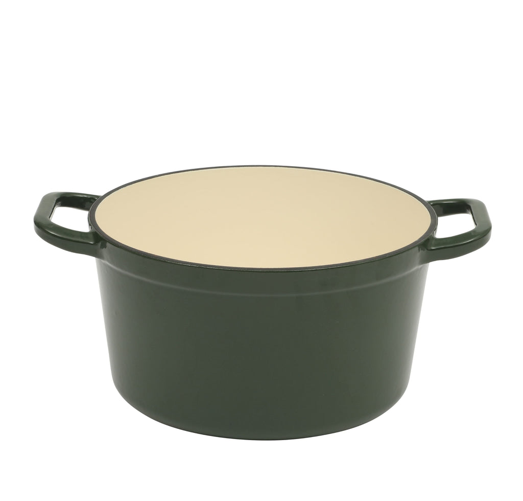 Dutch oven in dark green view 12