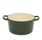 Dutch oven in dark green view 12