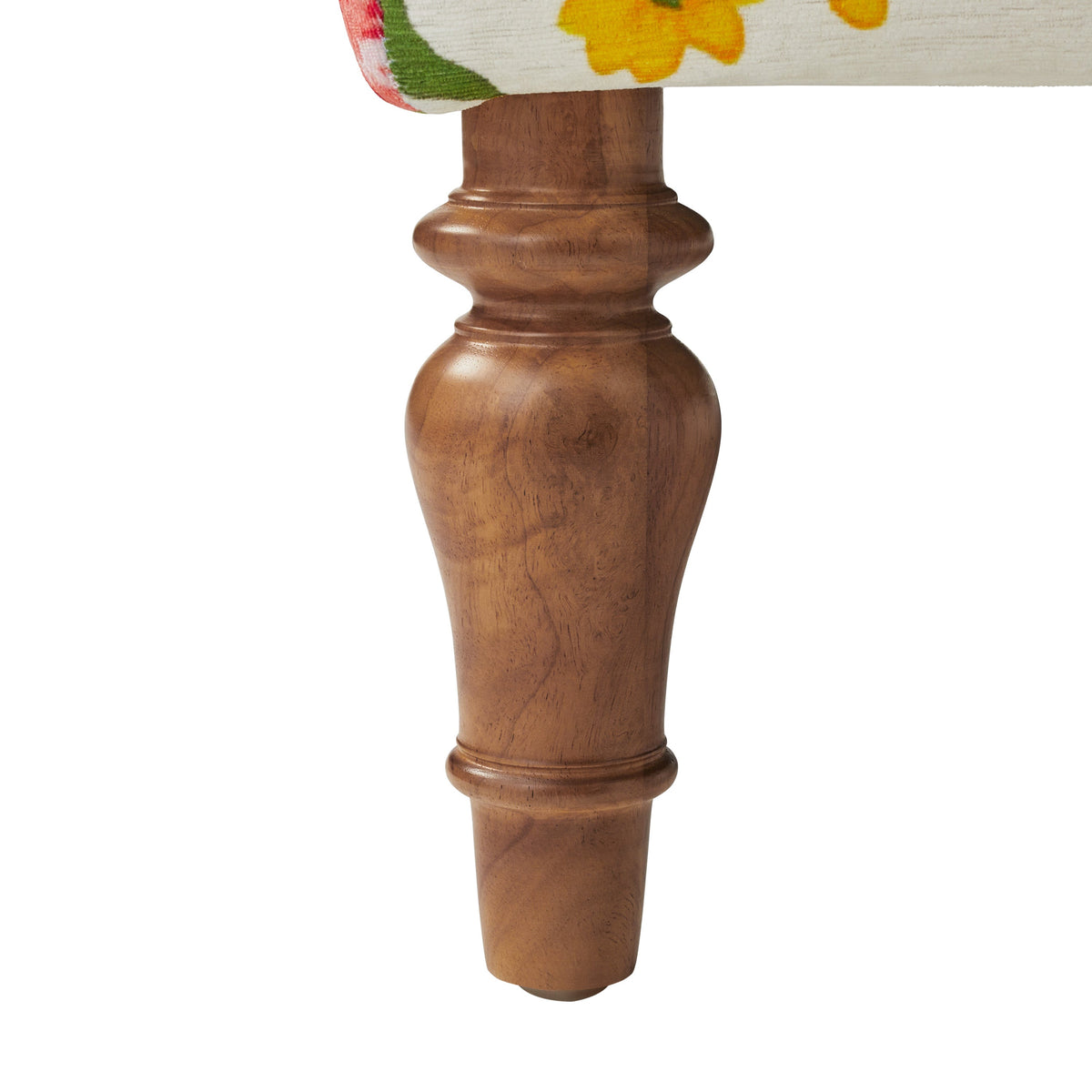 Ottoman in white view 6