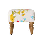 Ottoman in white view 6