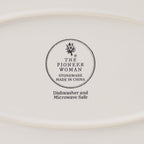 Serving platter in blue view 5