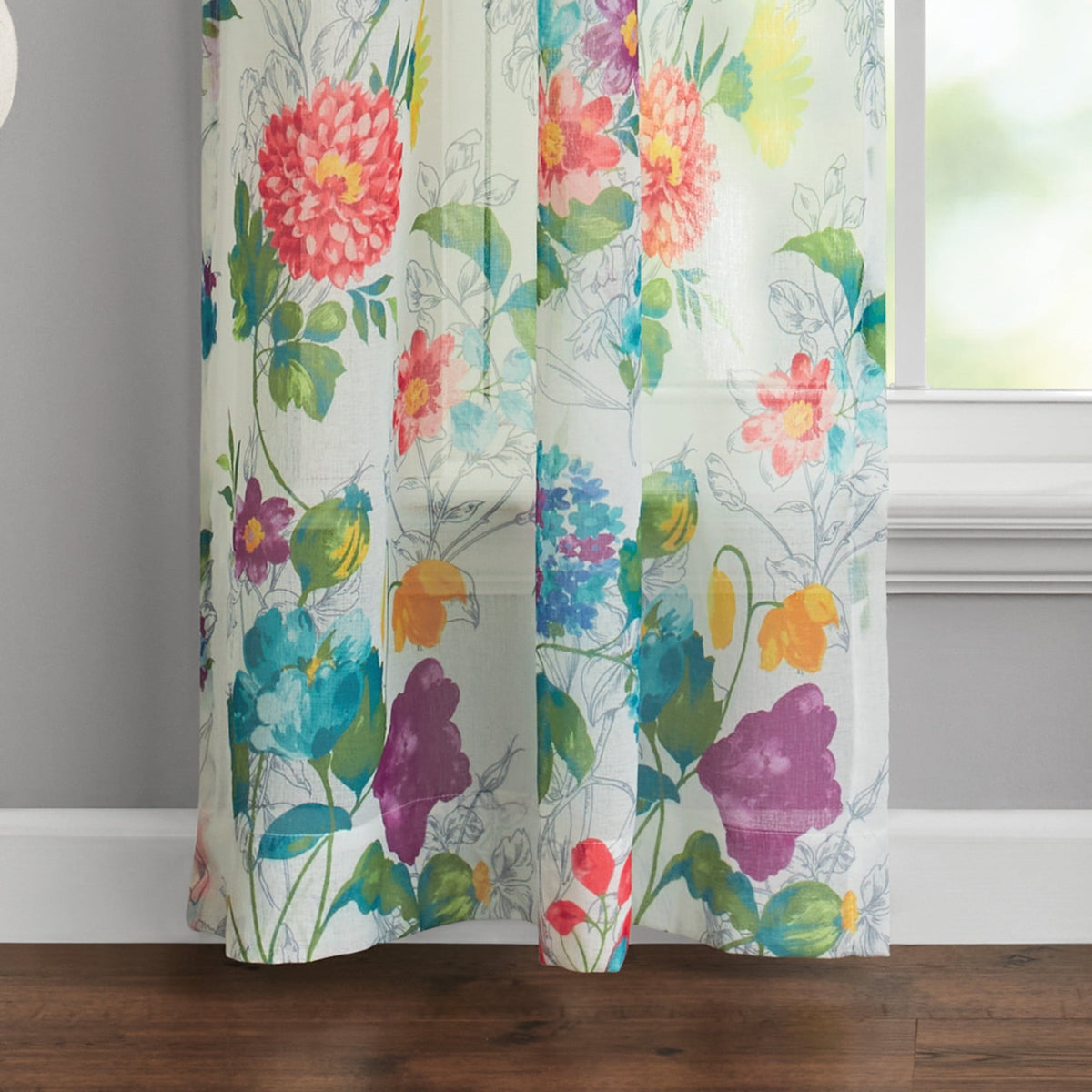 Curtain panel pair view 5