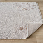 Accent rug in gray view 3