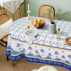 Tablecloth in blue view 4