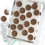 Half sheet pan set in silver view 3