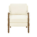 Accent chair in antique white view 11