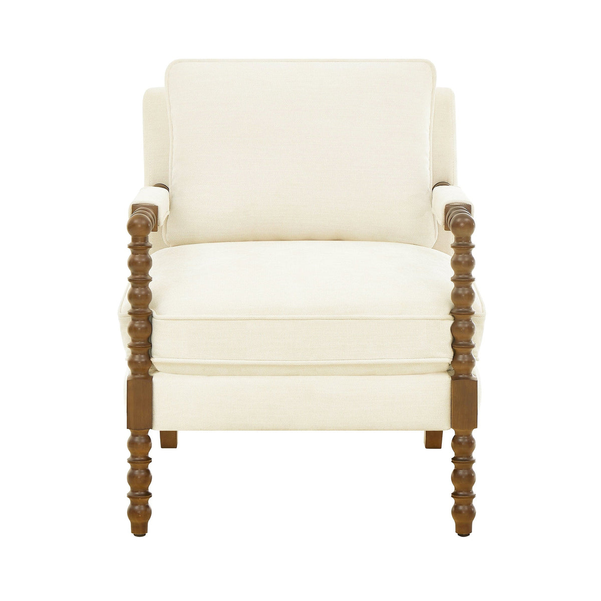 Accent chair in antique white view 11