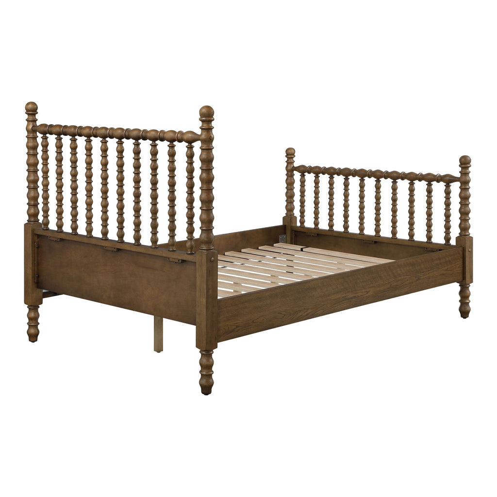 Spindle bed in homestead brown view 9