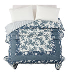 Quilt in blue dust view 7
