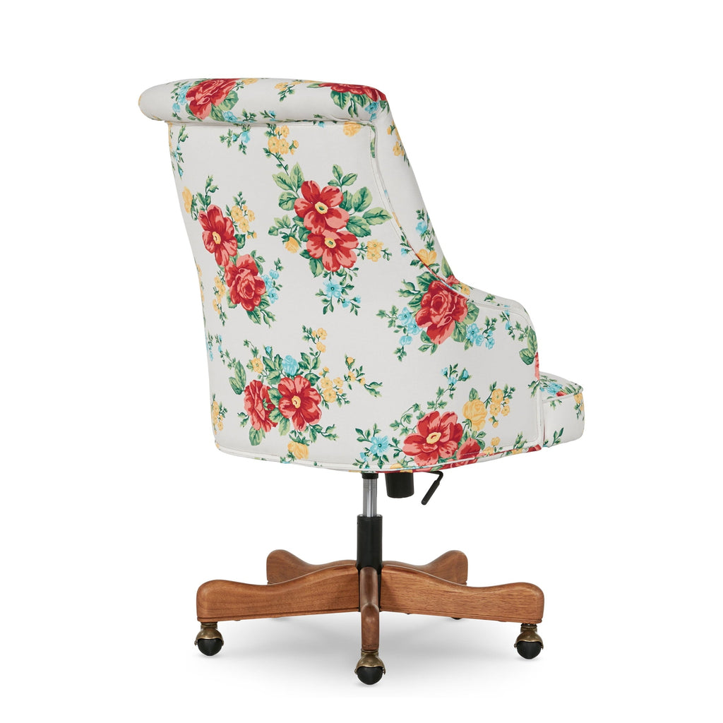 Office chair in white view 13
