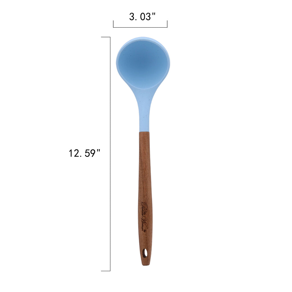 Cooking utensil set in blue view 7