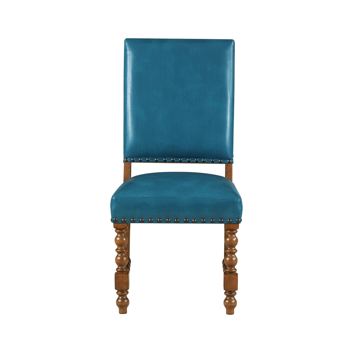 Dining chair set in turquoise view 13