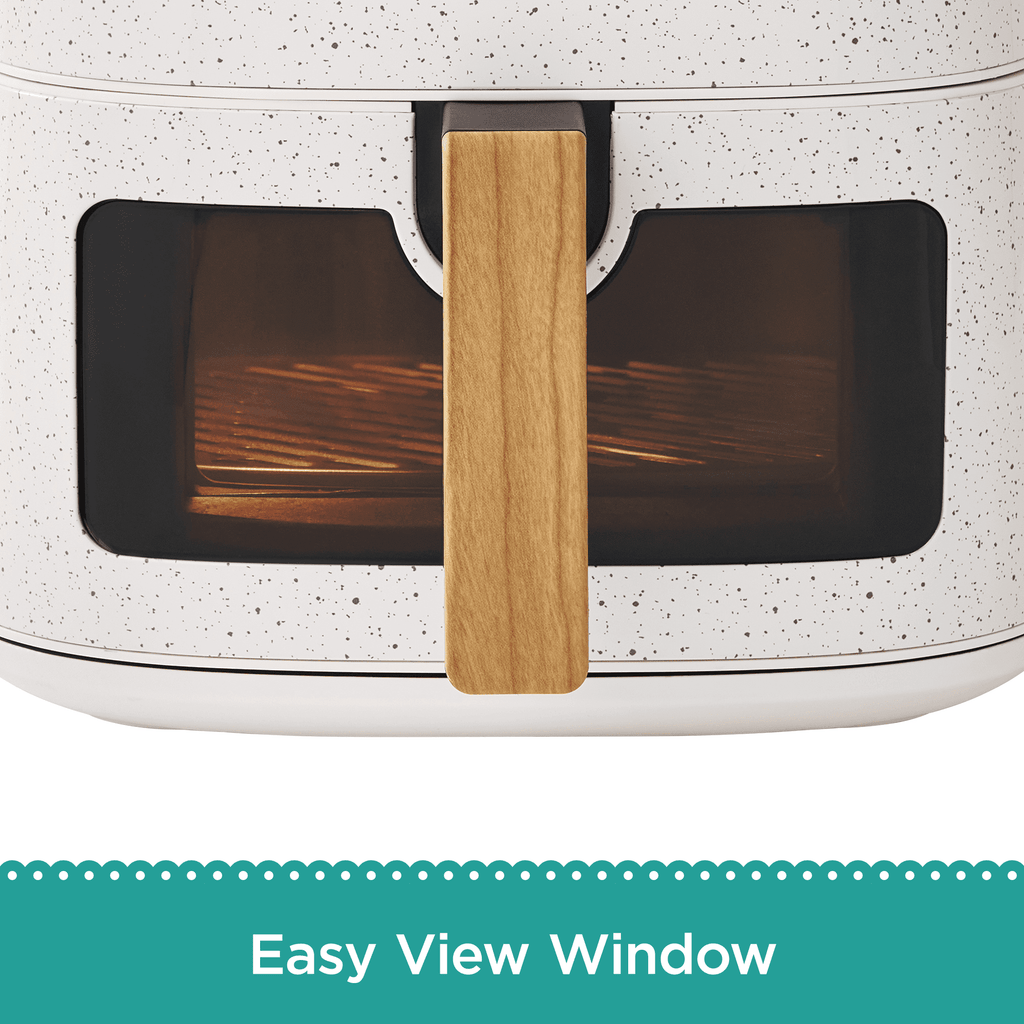 Air fryer in linen speckle view 10