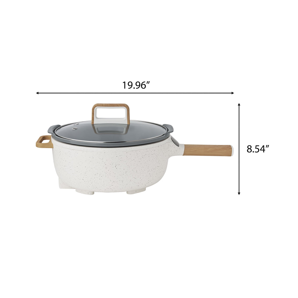 Electric skillet view 6