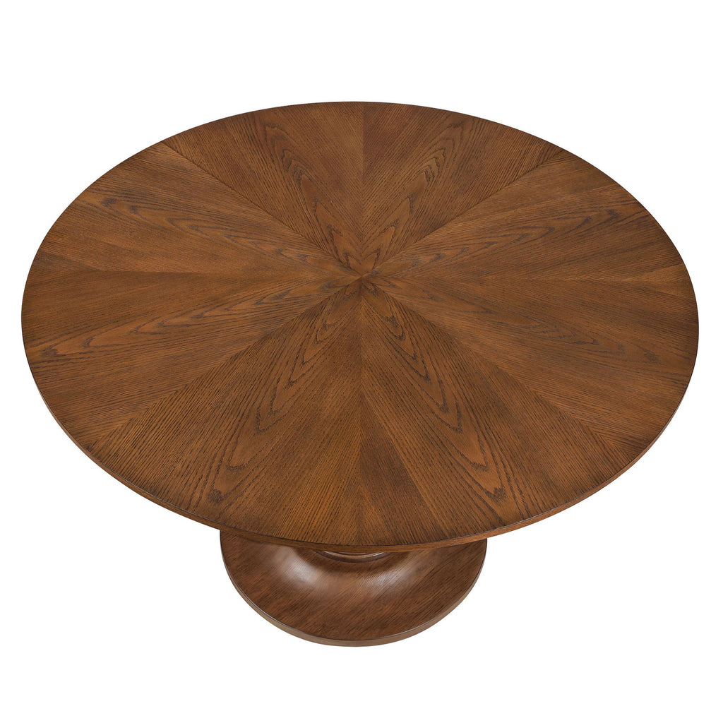 Dining table in heirloom brown view 9
