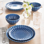 Dinnerware set in blue view 2
