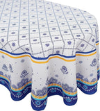 Tablecloth in blue view 2