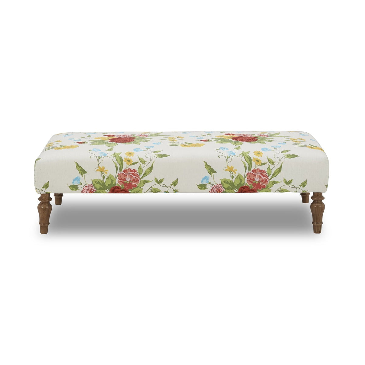 Ottoman in white view 4