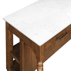 Kitchen island in homestead brown view 6