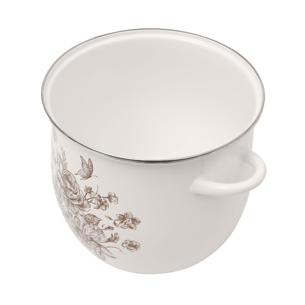 Stock pot in brown view 11