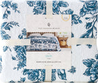 Quilt in blue dust view 8