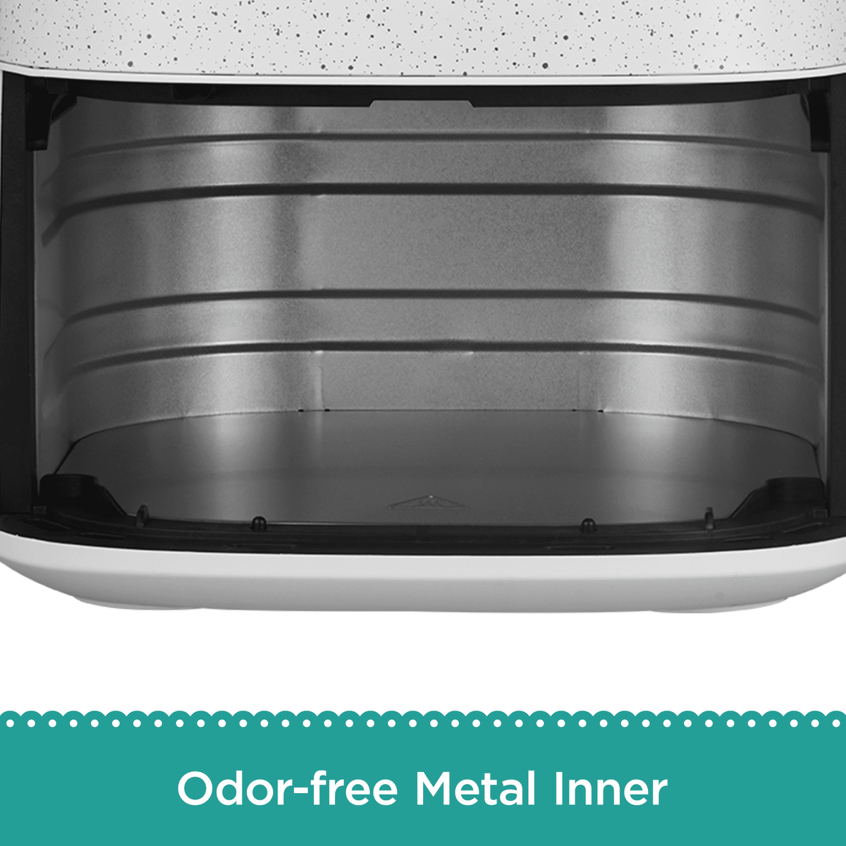 Air fryer in linen speckle view 12