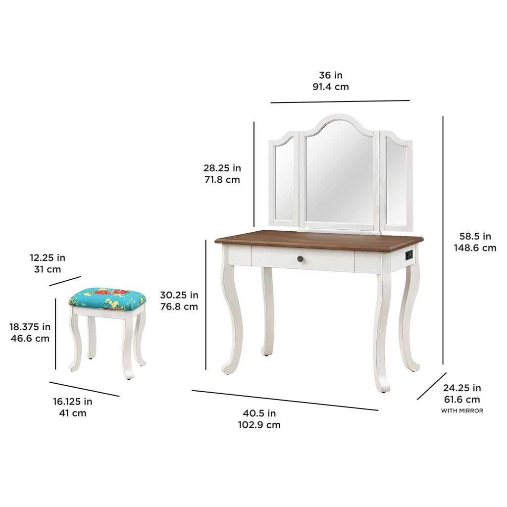 Vanity set view 3