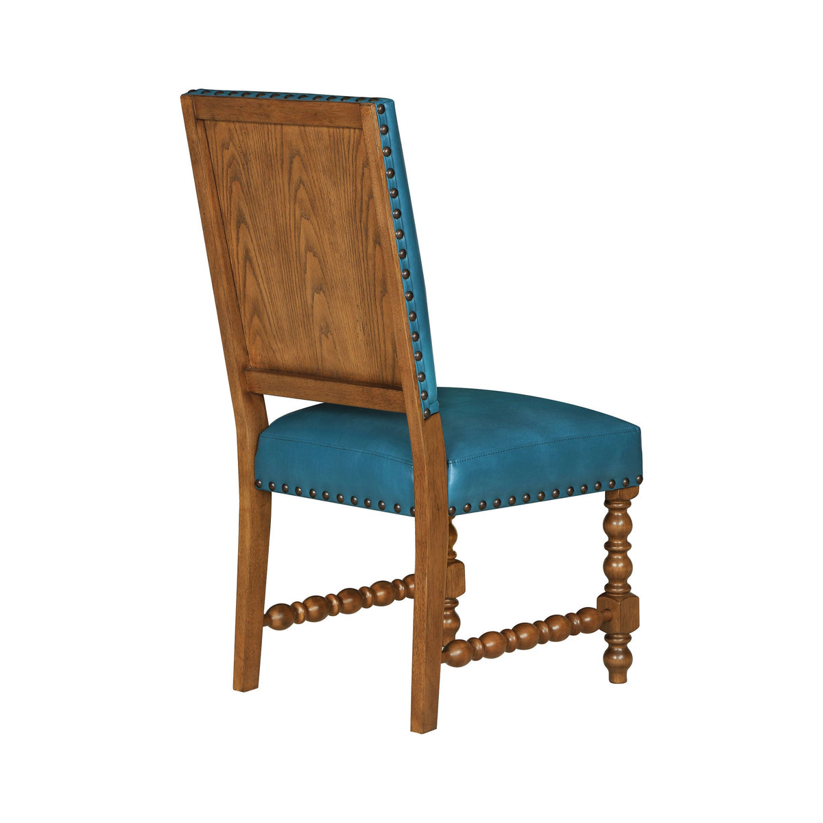 Dining chair set in turquoise view 15