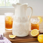 Pitcher in linen view 2