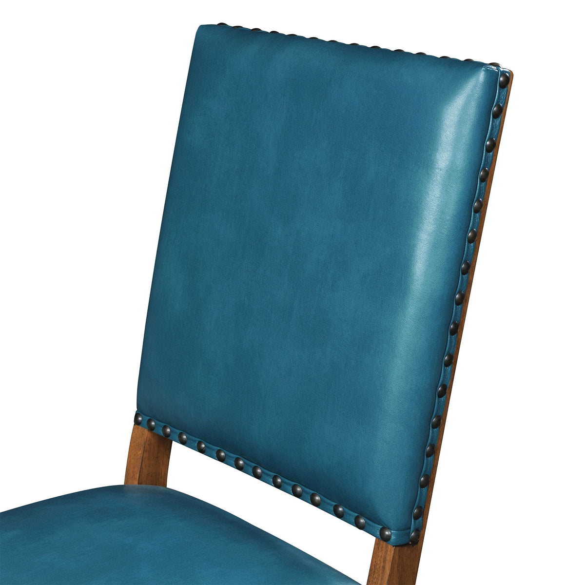 Dining chair set in turquoise view 8