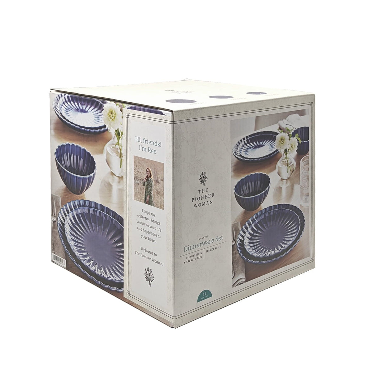 Dinnerware set in blue view 11