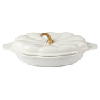 Stoneware baker in linen view 4