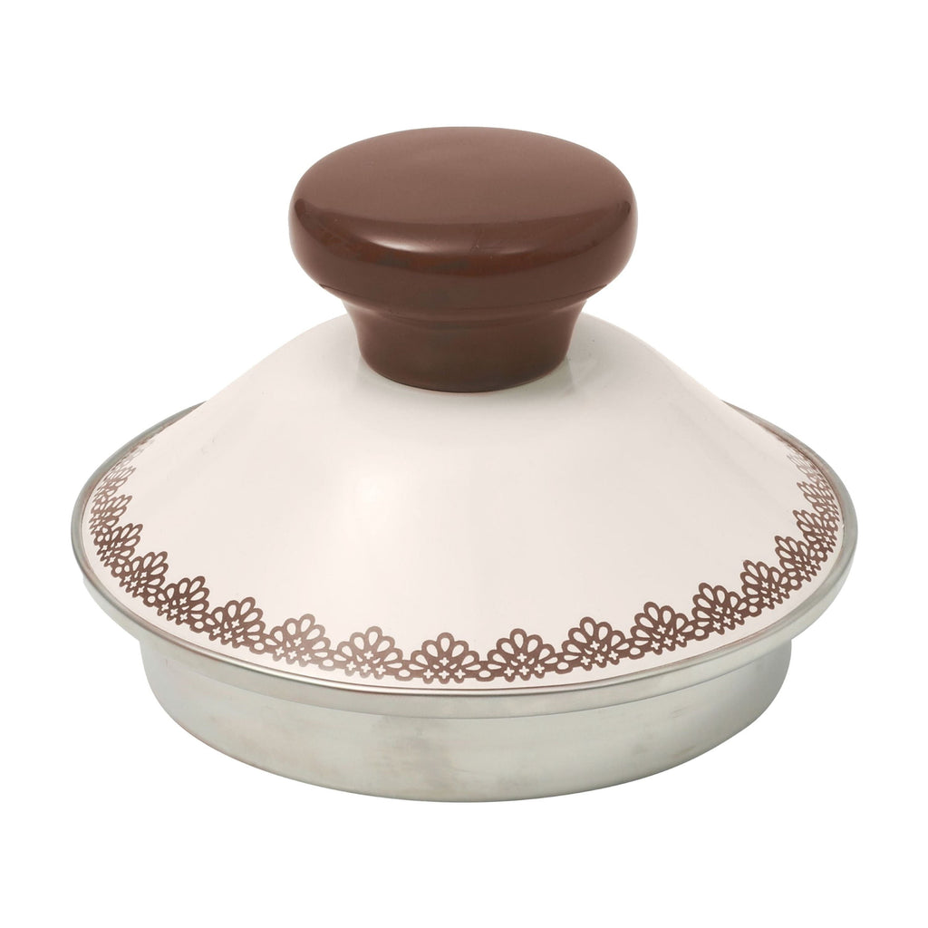 Tea kettle in brown view 12