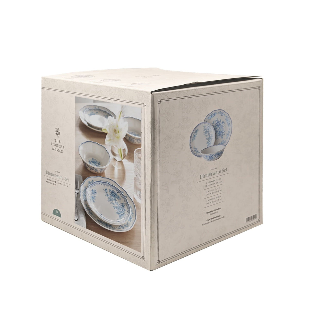 Dinnerware set in blue view 11