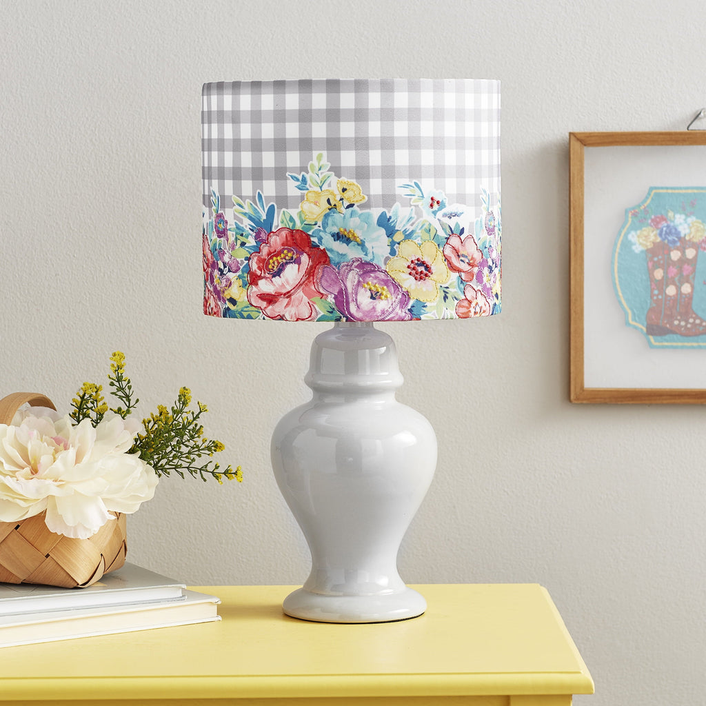 Table lamp in gray view 2